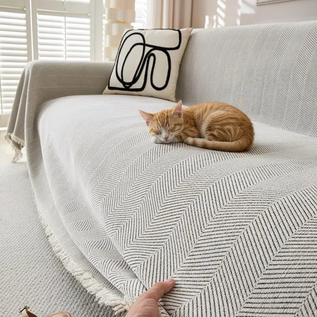 Housse de canapé anti griffe de chat - DouFélin