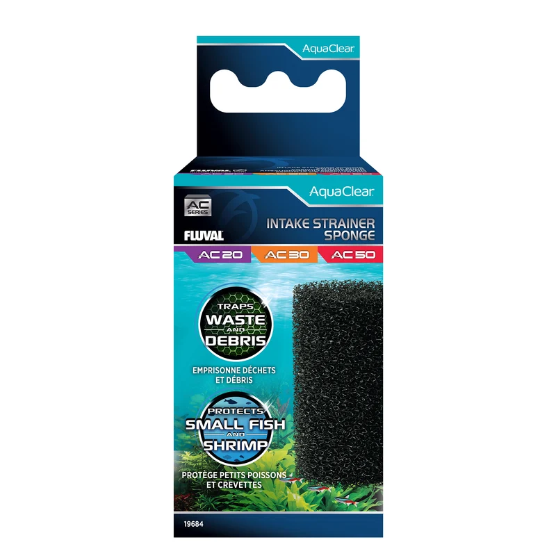 Fluval AquaClear 20/30/50 Intake Strainer Sponge - 1 pack