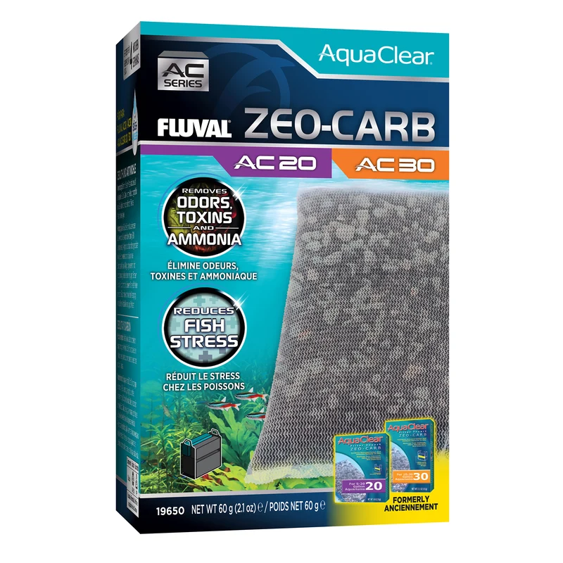 Zeo-Carb for AquaClear AC20/AC30 Power Filter, 2.1 oz / 60 g
