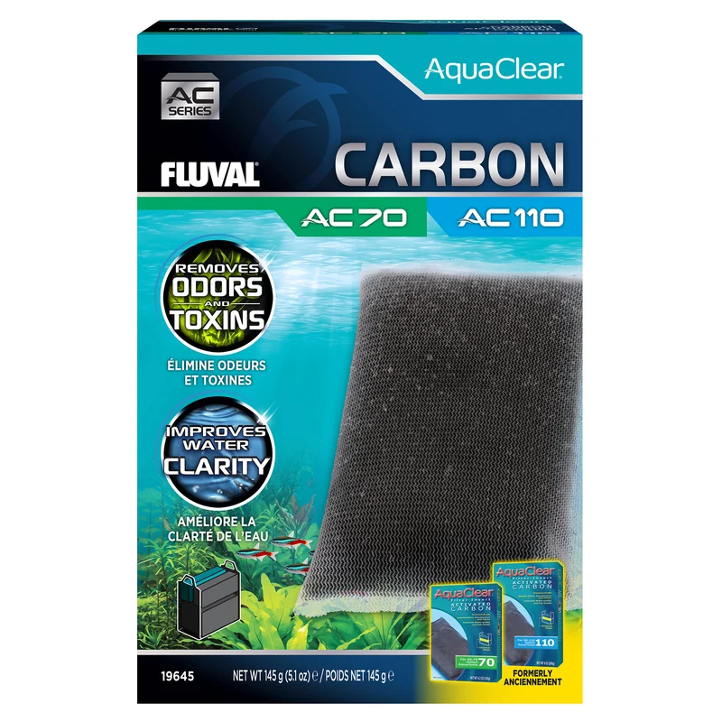 Carbon for AquaClear AC70/AC110 Power Filter, 5.1 oz / 145 g