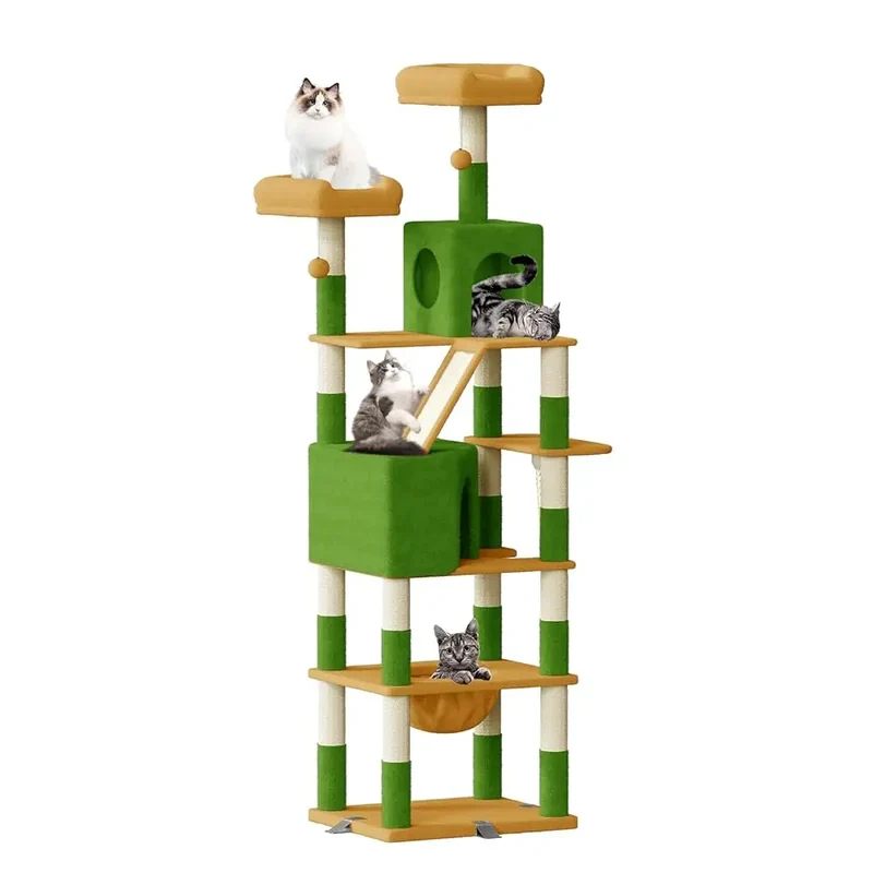 Arbre a Chat XXL Multi-Niveaux 208cm - CatTower