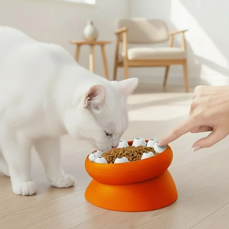 Gamelle anti glouton chat - puzzle ludique - FeliFeast