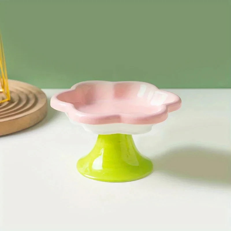 Gamelle chat - Céramique Fleur - Flower