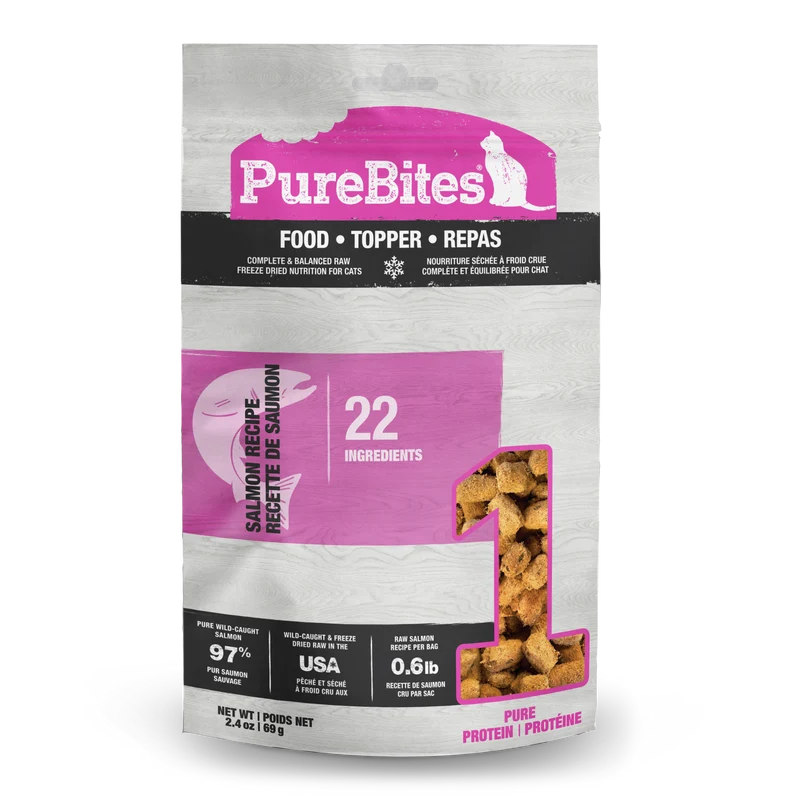 PureBites Cat Food Topper - Salmon Recipe