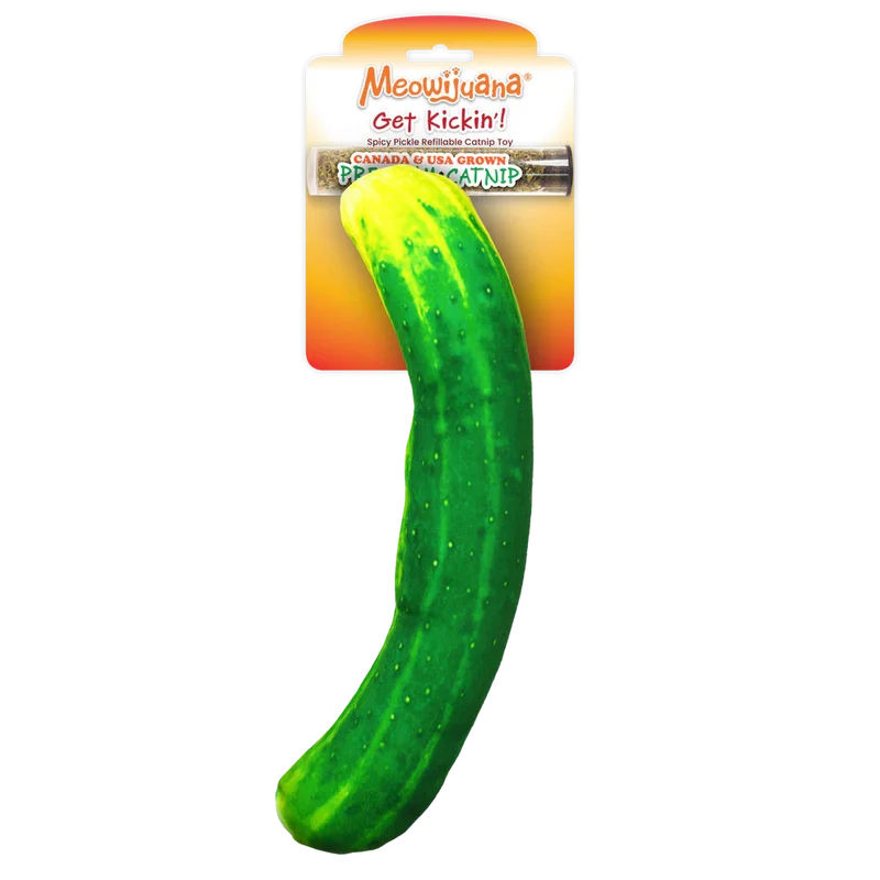 Pickle Géant avec Pochette Rechargeable - Meowijuana