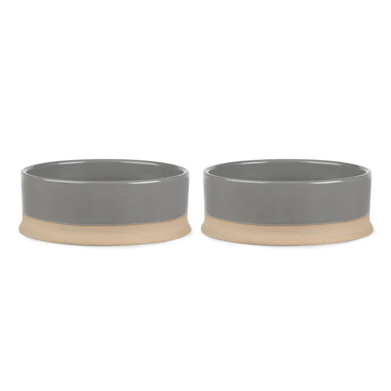 Scandi - Bol en Céramique Gris Anti-Éclaboussures
