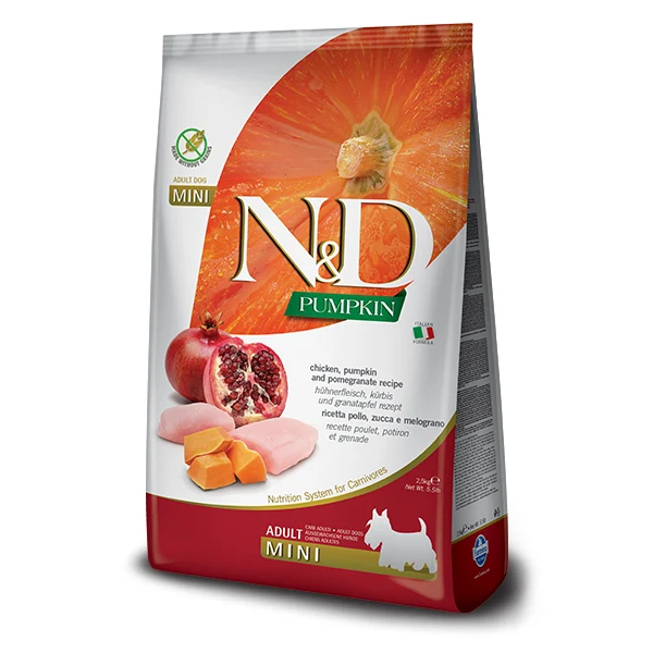 Farmina N&D Pumpkin - Adult Chicken & Pomegranate - Mini Dog Food