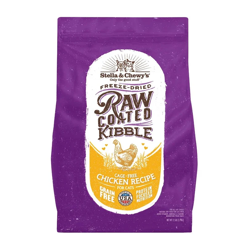 Stella & Chewy's - Raw Coated Kibble Cage-Free Chicken Cat Food (5lb)