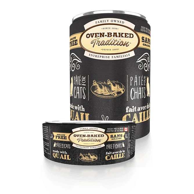 Oven Baked Tradition Quail Pâté Canned Cat Food
