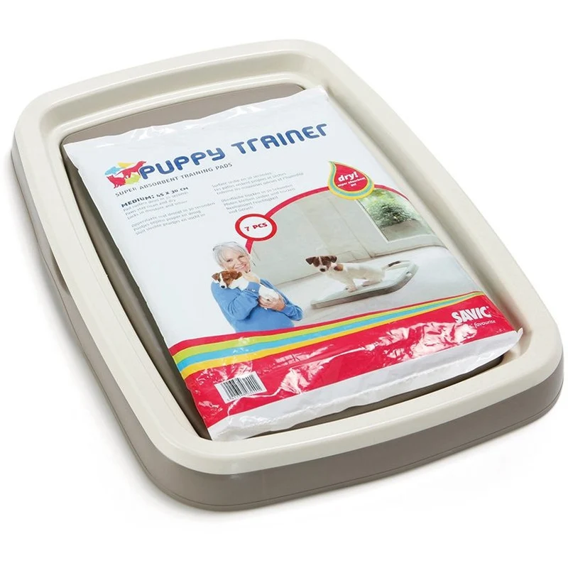 Savic Puppy Trainer Starter Kit Medium - Tray and Pads