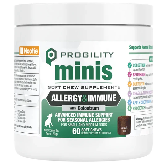 Progility - Supplément en Gâteries Allergies & Immunité
