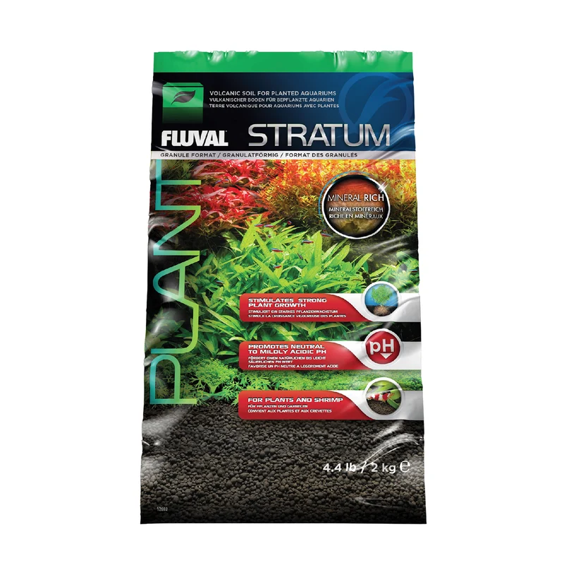 Fluval Stratum Volcanic Aquarium Soil - 2Kg (4.4 lb)