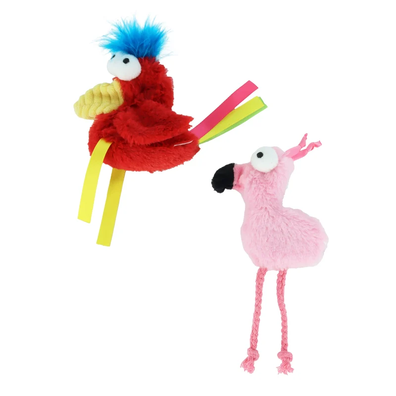 Oiseau Tropical Whimsy avec Herbe à Chat Turbo
