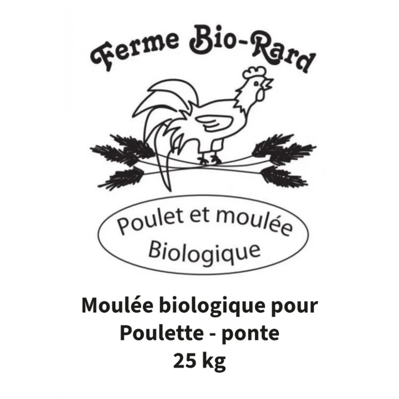 Moulée de Ponte Biologique pour Poules Pondeuses Bio-Rard
