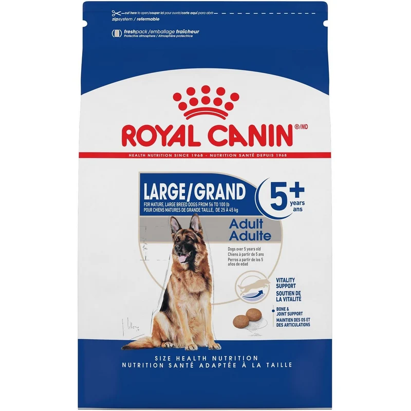 Royal Canin LARGE Adult 5+ Dry Dog Food (30lb)