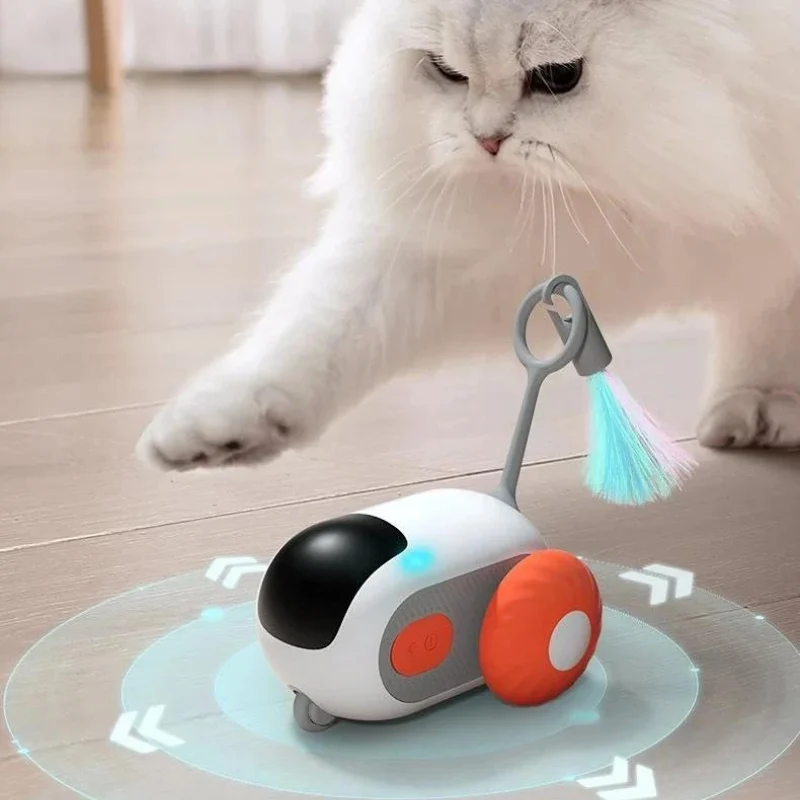 Jouet interactif pour chat - Turbo Cat Car