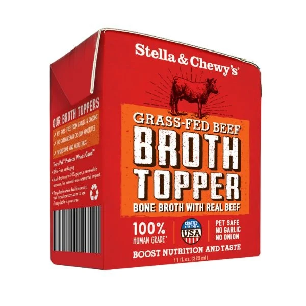 Stella & Chewy's Broth Topper Grass-Fed Beef For Dogs (11oz)
