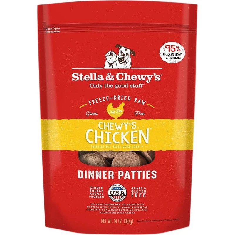 Stella & Chewy's Freeze-Dried Raw Dinner Patties - Chewy's Chicken - Dog Food