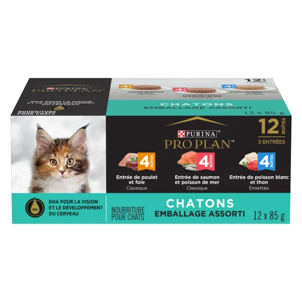 Conserves en Emballage Assorti pour Chatons