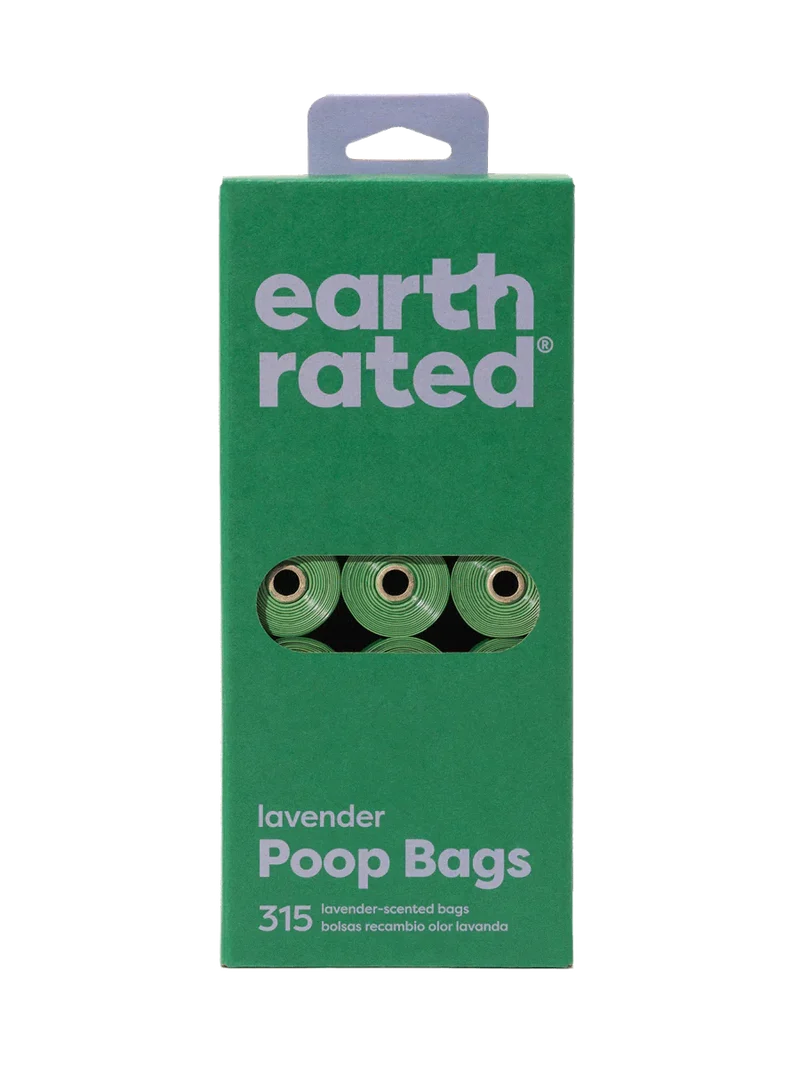 Earth Rated Lavender scented Bag Refill Rolls - 315 - Count Bulk Pack