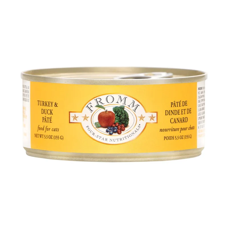 Fromm Four-Star Turkey & Duck Pate Canned Entrée Cat Food