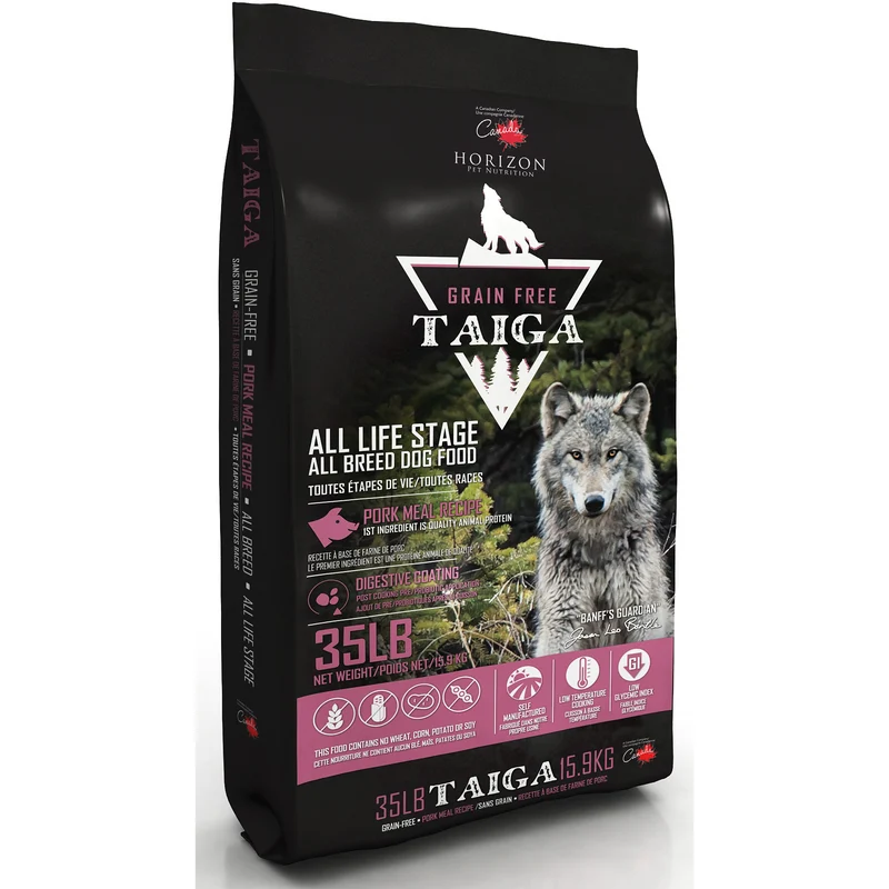 Horizon Taiga Grain-Free Pork Formula Dog Food (35lbs)