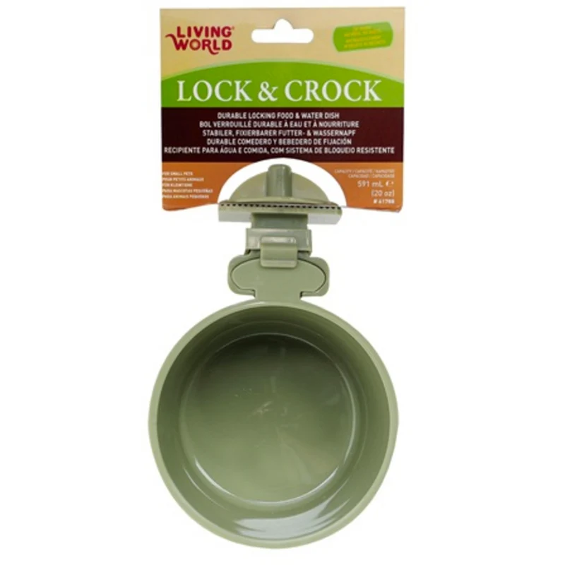 Living World Lock & Crock Dish (6oz, 20oz)