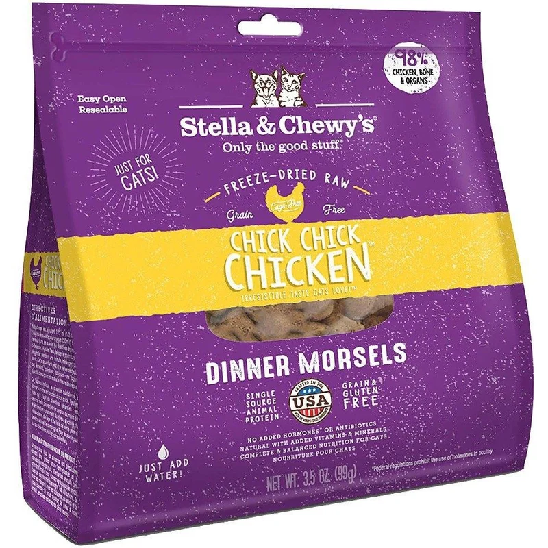 Stella & Chewy's - Chick Chick Chicken Freeze-Dried Dinner Morsels - Cat Food