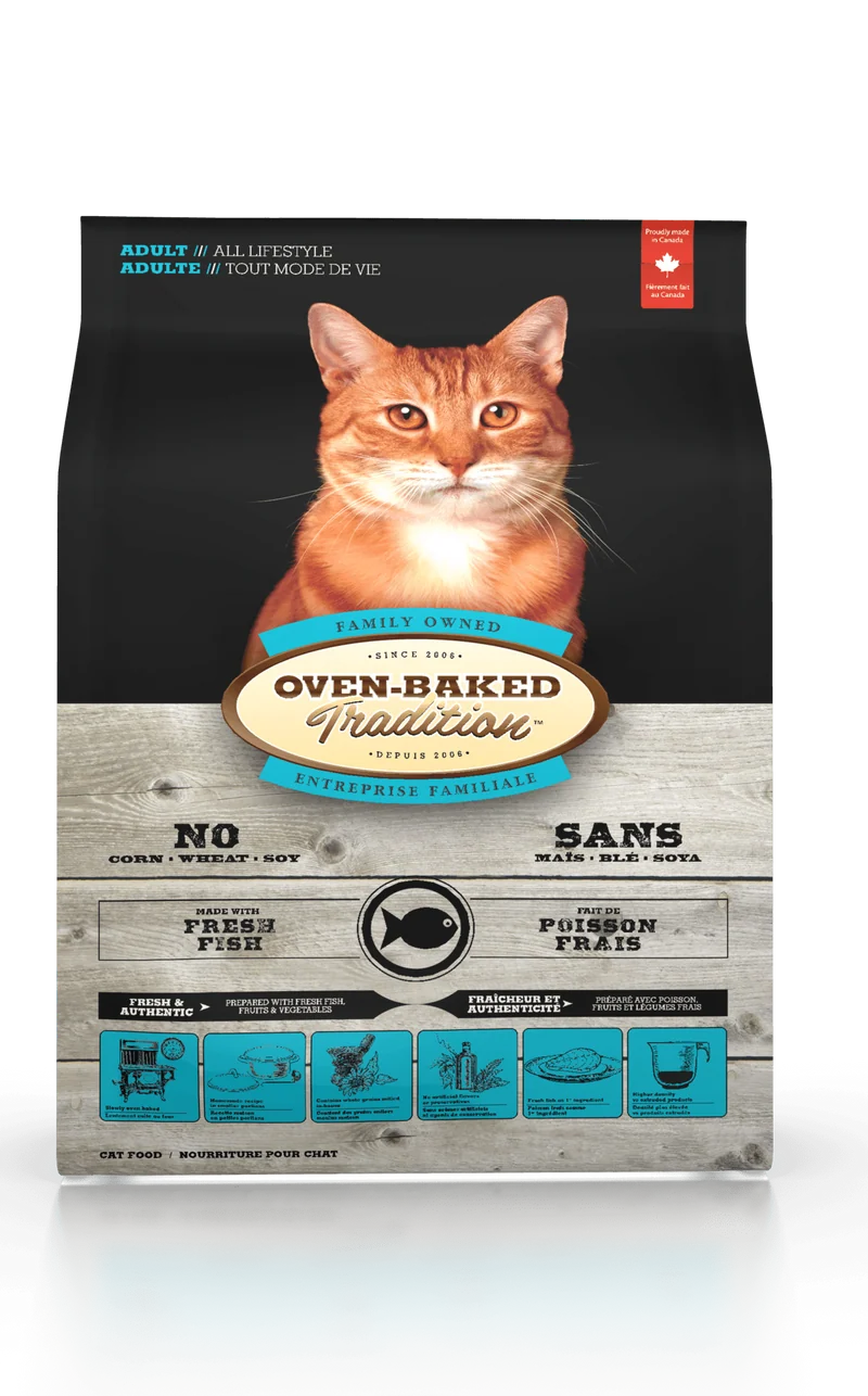 Oven-Baked Tradition poisson nourriture chat (produit du Quebec)