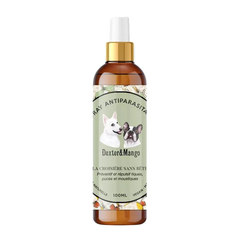 Antipuce naturel pour chien - Modèle LA CROISIERE SANS BÊTE