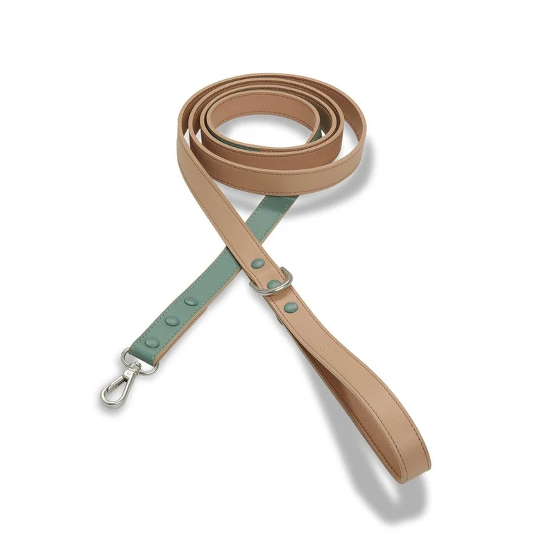 Laisse pour chien vegan avec coloris double