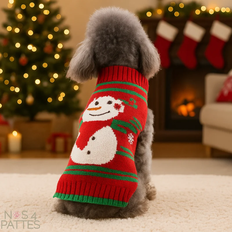 Pull tricot de Noël pour Chien & Chat