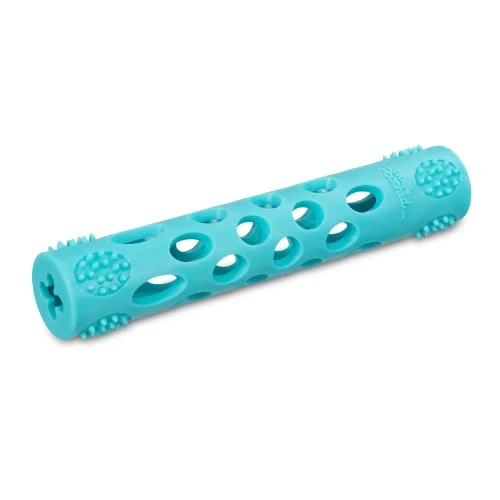 Messy Mutts ''Totally Pooched, Huff'n Puff Throw Stick'' Jouet bâton pour chien - Bleu