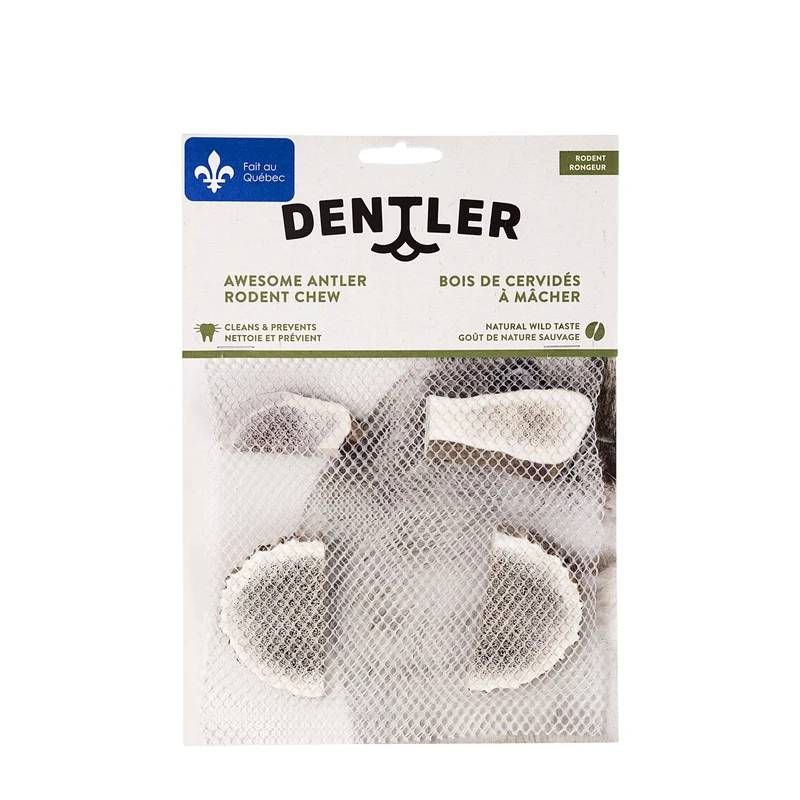 Jawgler - Bois de Cervidé pour Rongeurs - Lapin et Petits Rongeurs