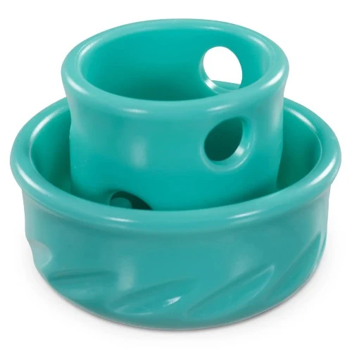 Messy Mutts Jouet pour petit chien ''Totally Pooched, Puzzle'n Play'' - Bleu