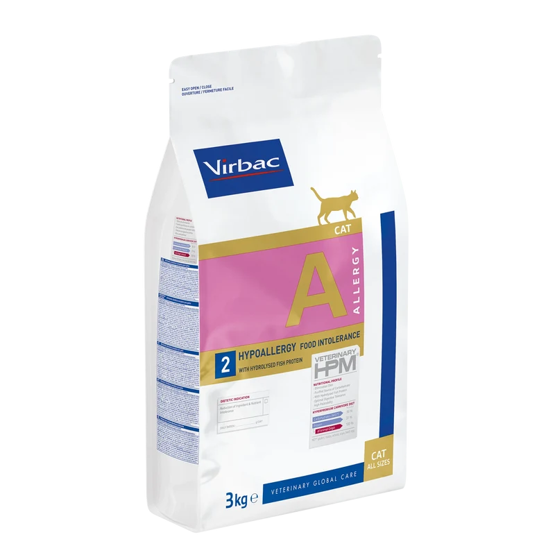 Virbac Veterinary HPM Diététique Hypoallergy Food Intolerance - croquettes chat