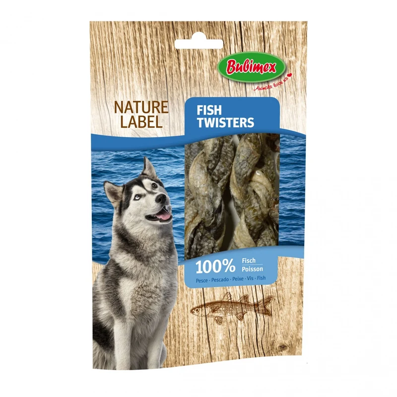 Friandises peau de cabillaud Fish Twisters chien