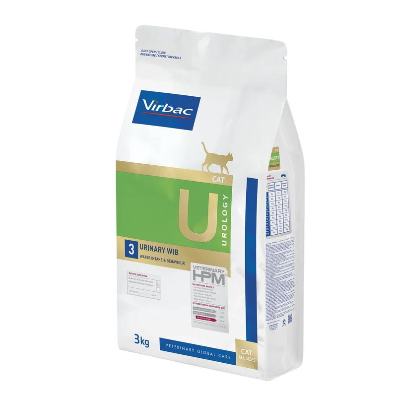Virbac Veterinary HPM Diététique Urology Urinary WIB - croquettes chat