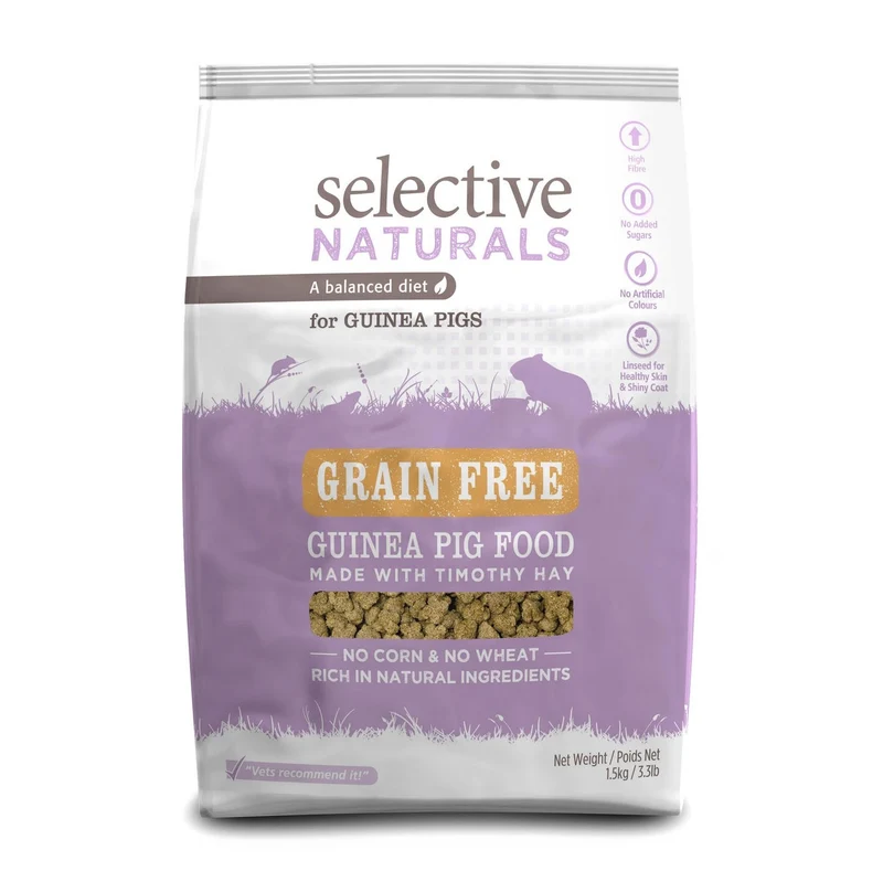 Selective Naturals Grain Free sans céréales cochon d'Inde