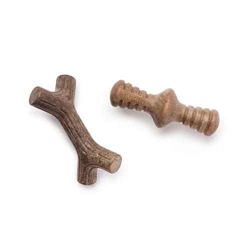 Benebone - Duo Stick et Zaggler (Bacon et Érable) Très Petit - Chiot