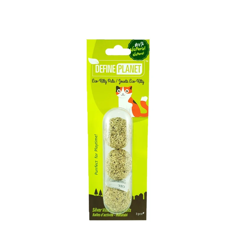 Define Planet - Balle D'Activité en bois de Matatabi - Chat