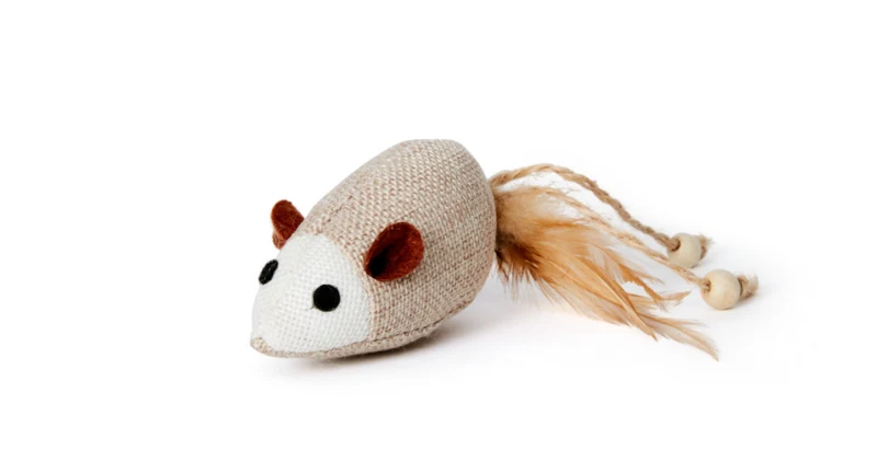 Bud'Z - Jouet en Forme de Souris en Jute - Jouet - Chat