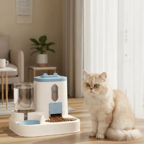 Distributeur croquette eau chat | Harmonie Aqua-Croq