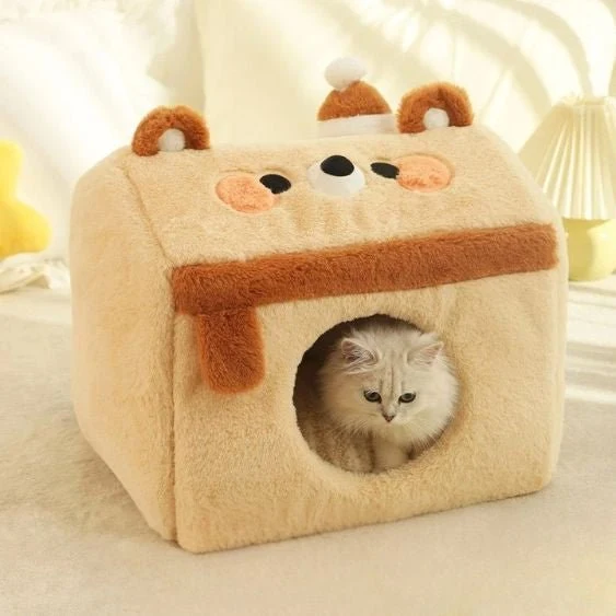 Maison chat intérieur - TinyCub™