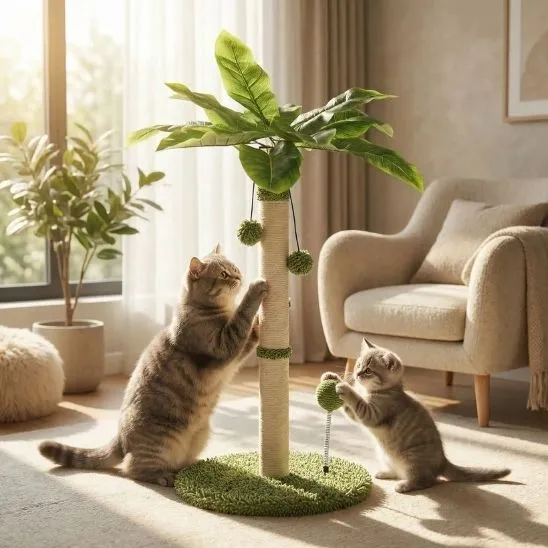 Poteau griffoir pour chat | Aventure Cocotier