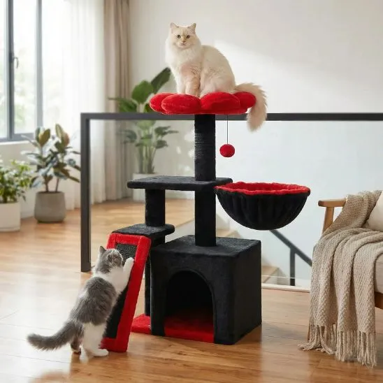 ARBRE A CHAT FLEUR NOIR