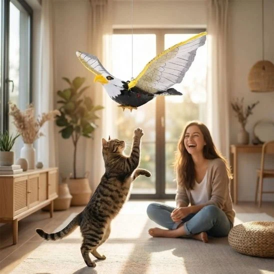 Oiseau Volant pour Chat | Prédateur Aérien