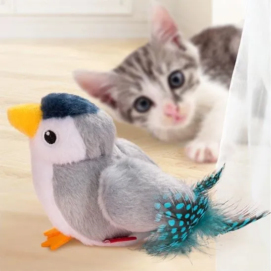 Jouet oiseau pour chat | Chasseur d'Ailes