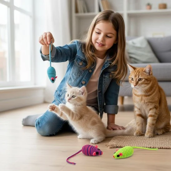 Jouets pour les chats souris