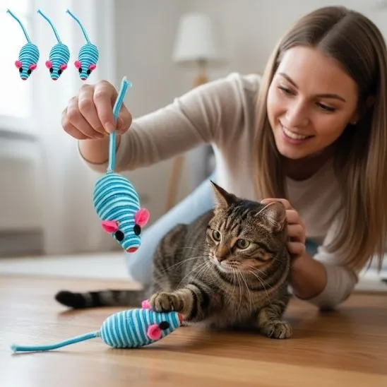 Jouets pour les chats souris